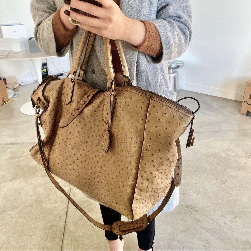 Current Elliot / Kate Spade collab leather duffle